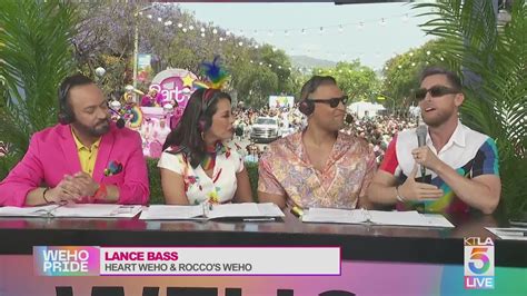 'Pride is a protest,' former NSYNC singer Lance Bass says at WeHo Pride Parade